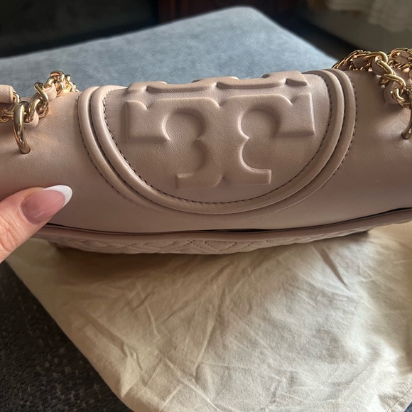 Tory Burch Fleming Convertible Shoulder Bag Crossbody Leather Medium Blush Pink - Picture 3 of 7